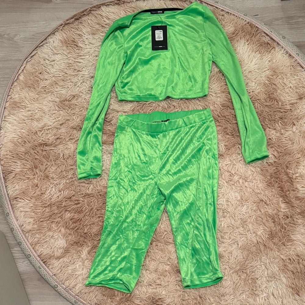Fashion Nova Lush Green Ensemble